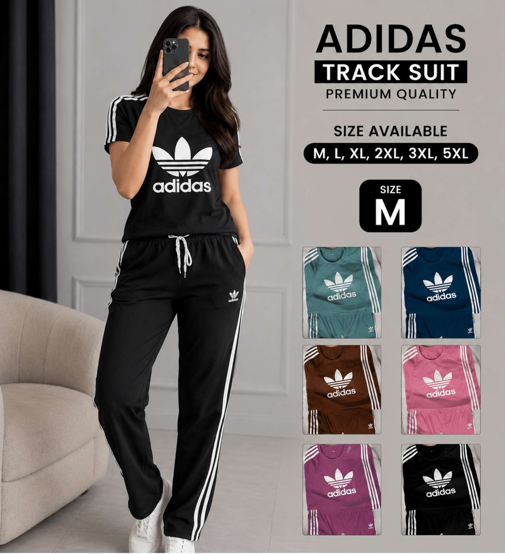 Women’s Premium Cotton Track Suit Set Women’s Premium Cotton Track Suit Set