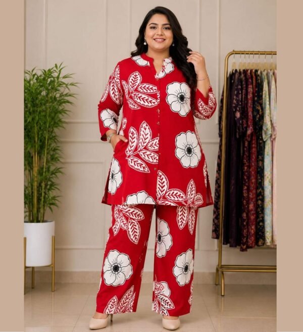 Premium Printed Cotton Co-Ord Set for Women