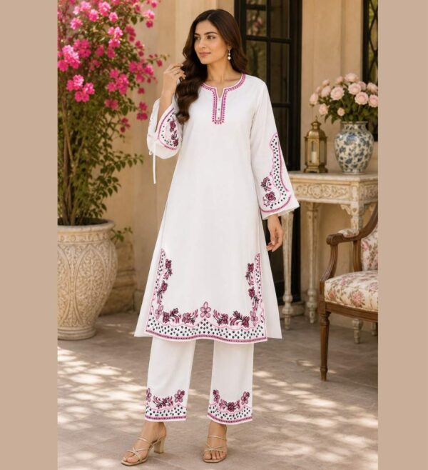 Premium Embroidered A-Line Kurta Set
