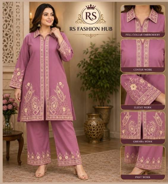 Premium Embroidered Co-ord Set